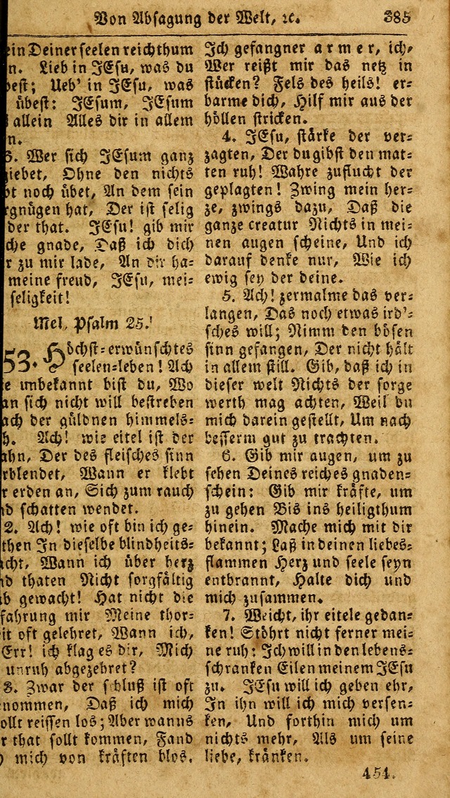 Das neue und verbesserte Gesangbuch, worinnen die Psalmen Davids samt iner Sammlung alter und neuer Geistreicher Lieder, sowohl für privat und Hausandachten, als auch für den öffentlichen..(5th Aufl.) page 541