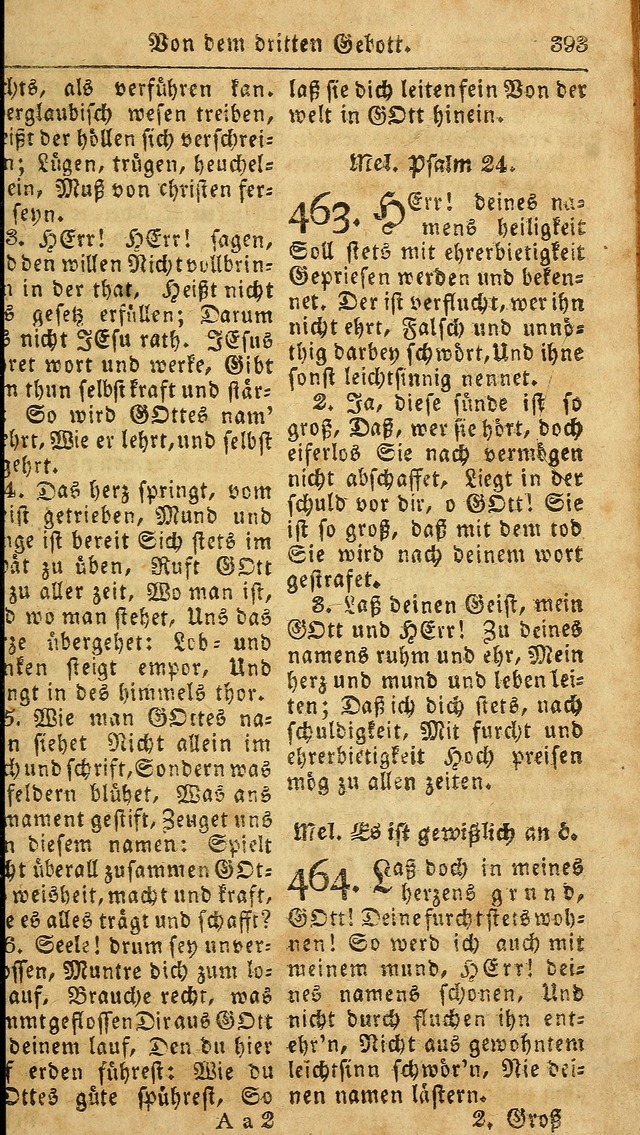 Das neue und verbesserte Gesangbuch, worinnen die Psalmen Davids samt iner Sammlung alter und neuer Geistreicher Lieder, sowohl für privat und Hausandachten, als auch für den öffentlichen..(5th Aufl.) page 549