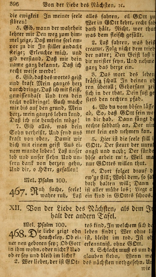 Das neue und verbesserte Gesangbuch, worinnen die Psalmen Davids samt iner Sammlung alter und neuer Geistreicher Lieder, sowohl für privat und Hausandachten, als auch für den öffentlichen..(5th Aufl.) page 552