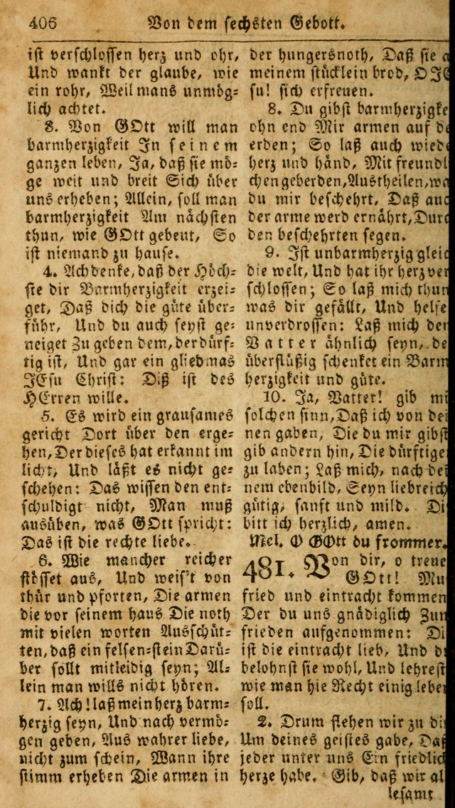 Das neue und verbesserte Gesangbuch, worinnen die Psalmen Davids samt iner Sammlung alter und neuer Geistreicher Lieder, sowohl für privat und Hausandachten, als auch für den öffentlichen..(5th Aufl.) page 562