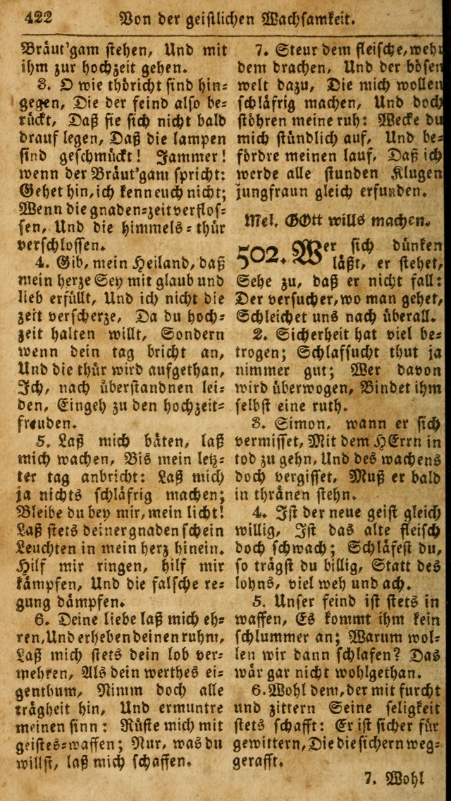 Das neue und verbesserte Gesangbuch, worinnen die Psalmen Davids samt iner Sammlung alter und neuer Geistreicher Lieder, sowohl für privat und Hausandachten, als auch für den öffentlichen..(5th Aufl.) page 578