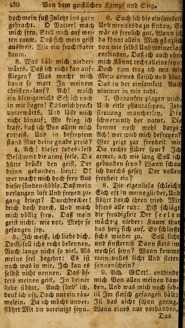 Das neue und verbesserte Gesangbuch, worinnen die Psalmen Davids samt iner Sammlung alter und neuer Geistreicher Lieder, sowohl für privat und Hausandachten, als auch für den öffentlichen..(5th Aufl.) page 586