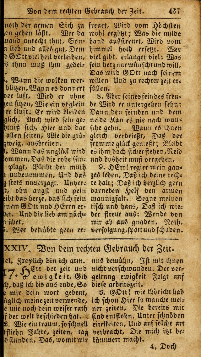 Das neue und verbesserte Gesangbuch, worinnen die Psalmen Davids samt iner Sammlung alter und neuer Geistreicher Lieder, sowohl für privat und Hausandachten, als auch für den öffentlichen..(5th Aufl.) page 593