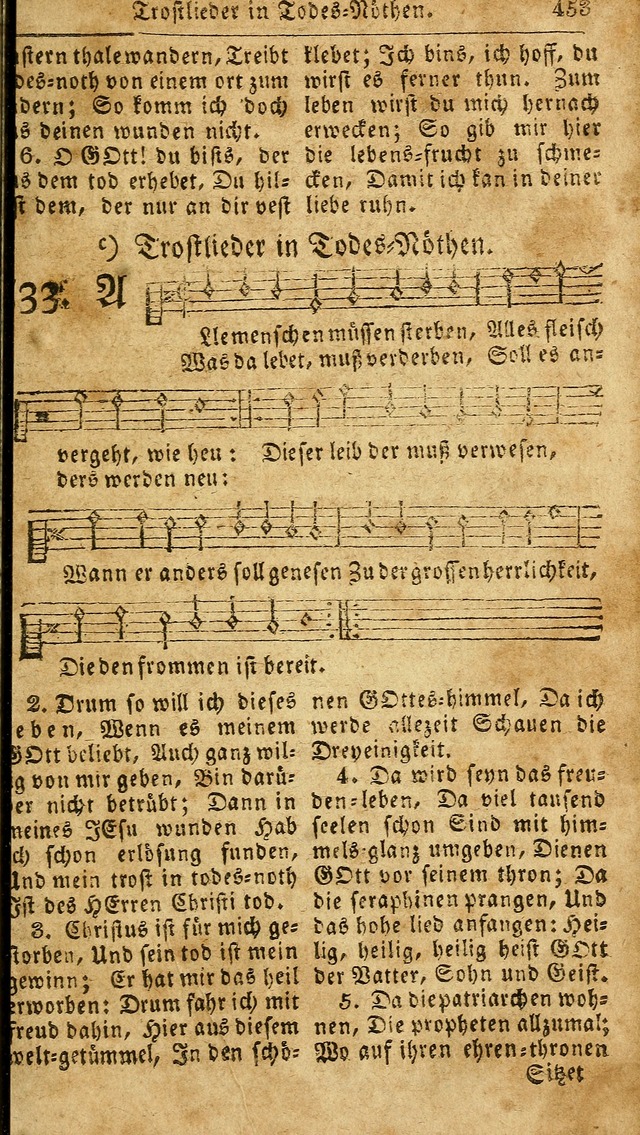 Das neue und verbesserte Gesangbuch, worinnen die Psalmen Davids samt iner Sammlung alter und neuer Geistreicher Lieder, sowohl für privat und Hausandachten, als auch für den öffentlichen..(5th Aufl.) page 609