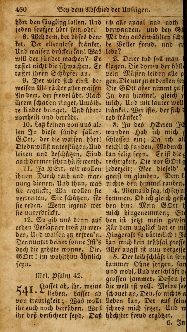 Das neue und verbesserte Gesangbuch, worinnen die Psalmen Davids samt iner Sammlung alter und neuer Geistreicher Lieder, sowohl für privat und Hausandachten, als auch für den öffentlichen..(5th Aufl.) page 616