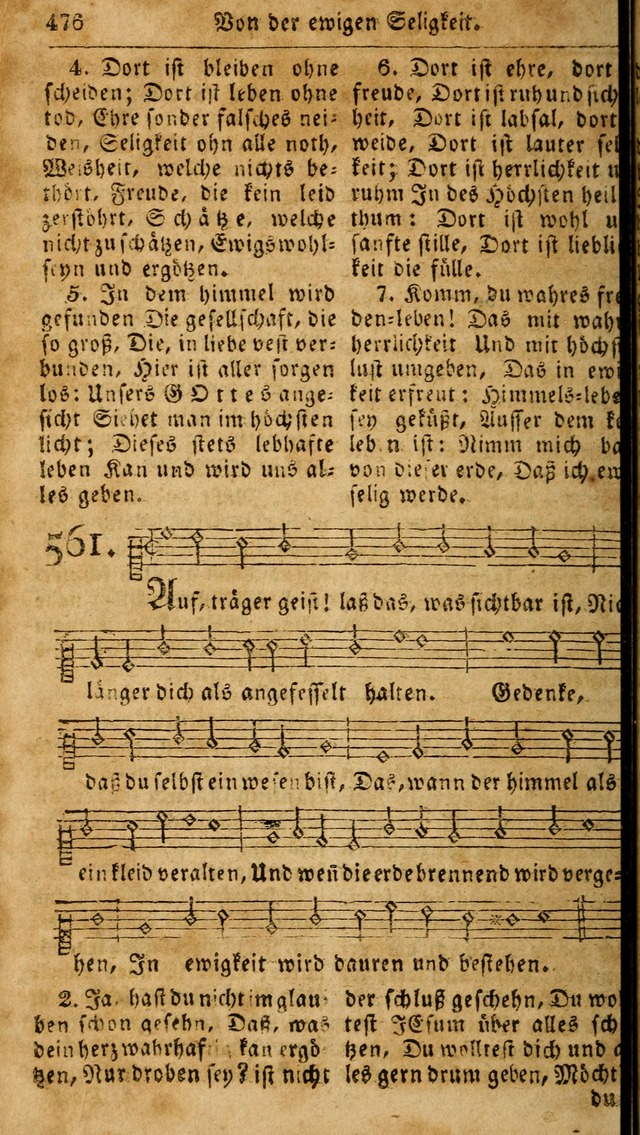 Das neue und verbesserte Gesangbuch, worinnen die Psalmen Davids samt iner Sammlung alter und neuer Geistreicher Lieder, sowohl für privat und Hausandachten, als auch für den öffentlichen..(5th Aufl.) page 632