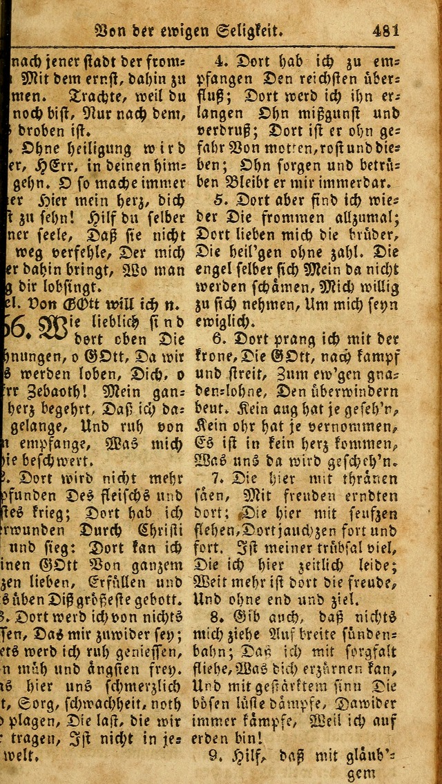 Das neue und verbesserte Gesangbuch, worinnen die Psalmen Davids samt iner Sammlung alter und neuer Geistreicher Lieder, sowohl für privat und Hausandachten, als auch für den öffentlichen..(5th Aufl.) page 637