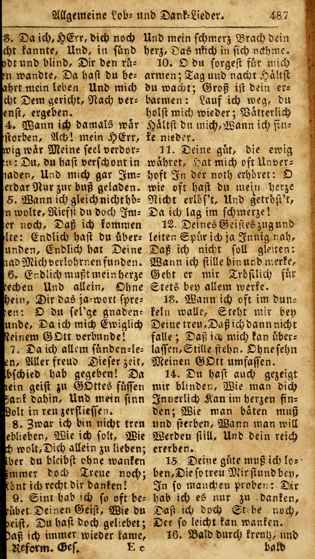 Das neue und verbesserte Gesangbuch, worinnen die Psalmen Davids samt iner Sammlung alter und neuer Geistreicher Lieder, sowohl für privat und Hausandachten, als auch für den öffentlichen..(5th Aufl.) page 643