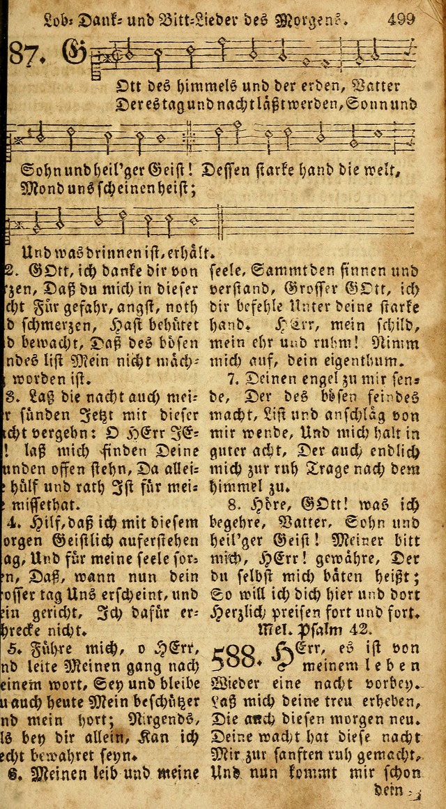 Das neue und verbesserte Gesangbuch, worinnen die Psalmen Davids samt iner Sammlung alter und neuer Geistreicher Lieder, sowohl für privat und Hausandachten, als auch für den öffentlichen..(5th Aufl.) page 655