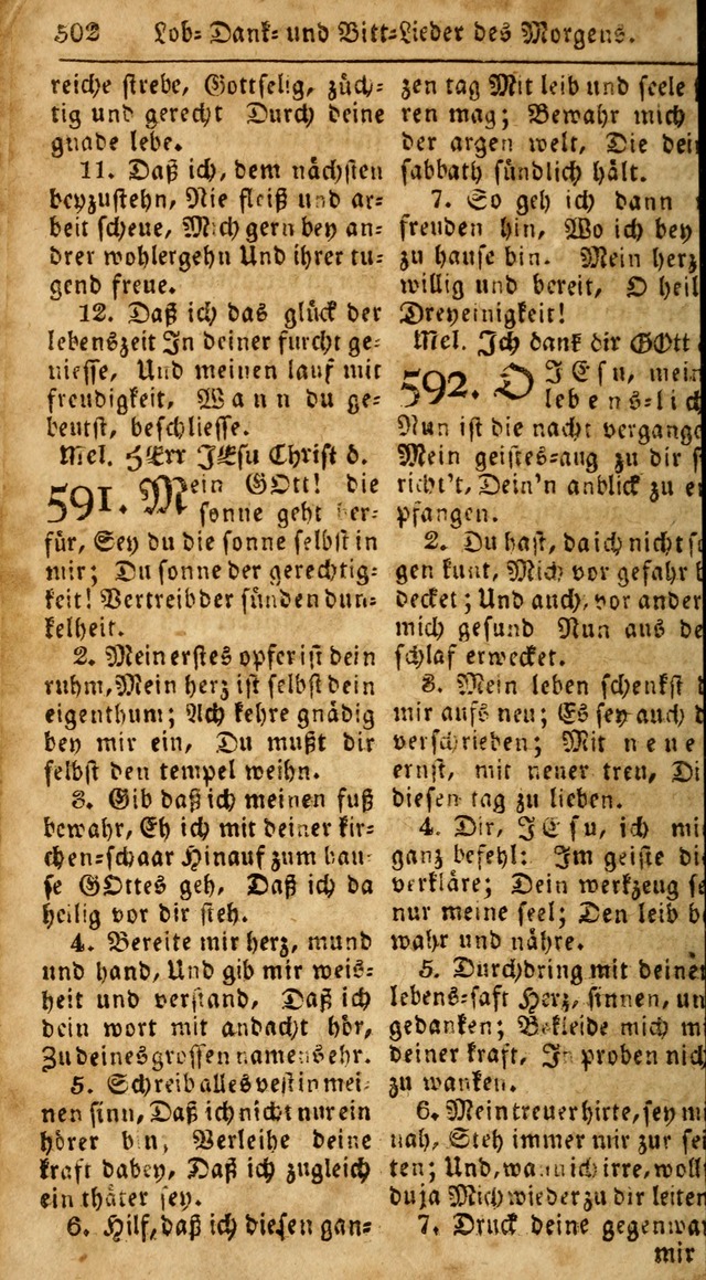 Das neue und verbesserte Gesangbuch, worinnen die Psalmen Davids samt iner Sammlung alter und neuer Geistreicher Lieder, sowohl für privat und Hausandachten, als auch für den öffentlichen..(5th Aufl.) page 658