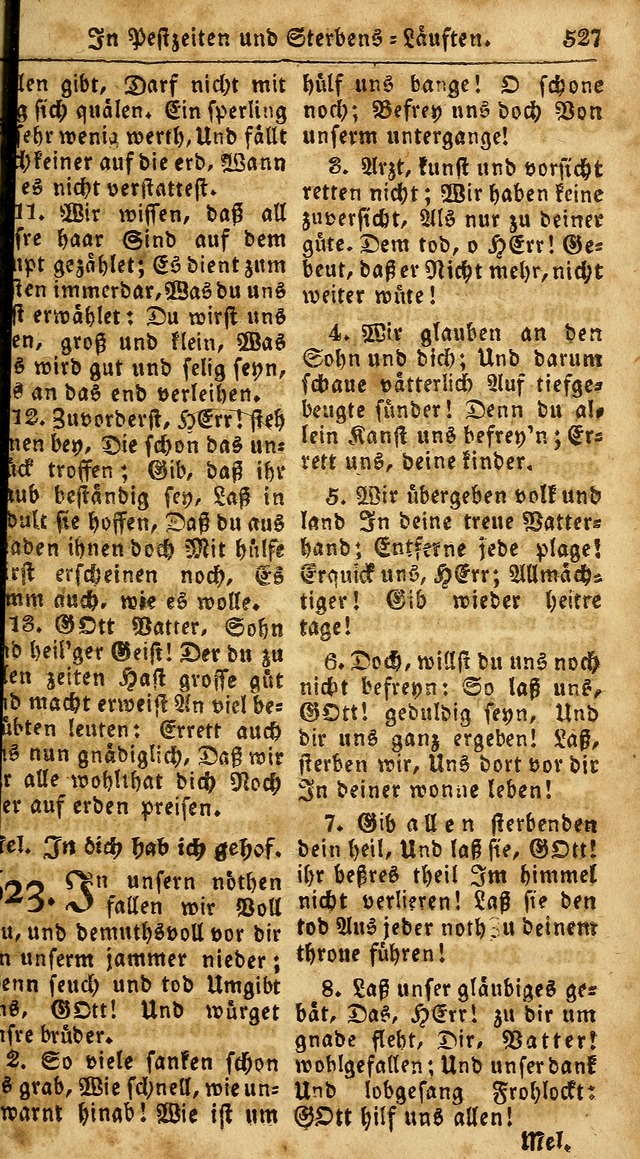 Das neue und verbesserte Gesangbuch, worinnen die Psalmen Davids samt iner Sammlung alter und neuer Geistreicher Lieder, sowohl für privat und Hausandachten, als auch für den öffentlichen..(5th Aufl.) page 683