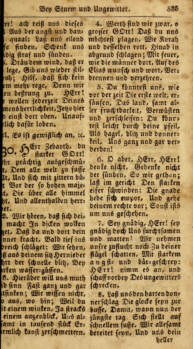 Das neue und verbesserte Gesangbuch, worinnen die Psalmen Davids samt iner Sammlung alter und neuer Geistreicher Lieder, sowohl für privat und Hausandachten, als auch für den öffentlichen..(5th Aufl.) page 689