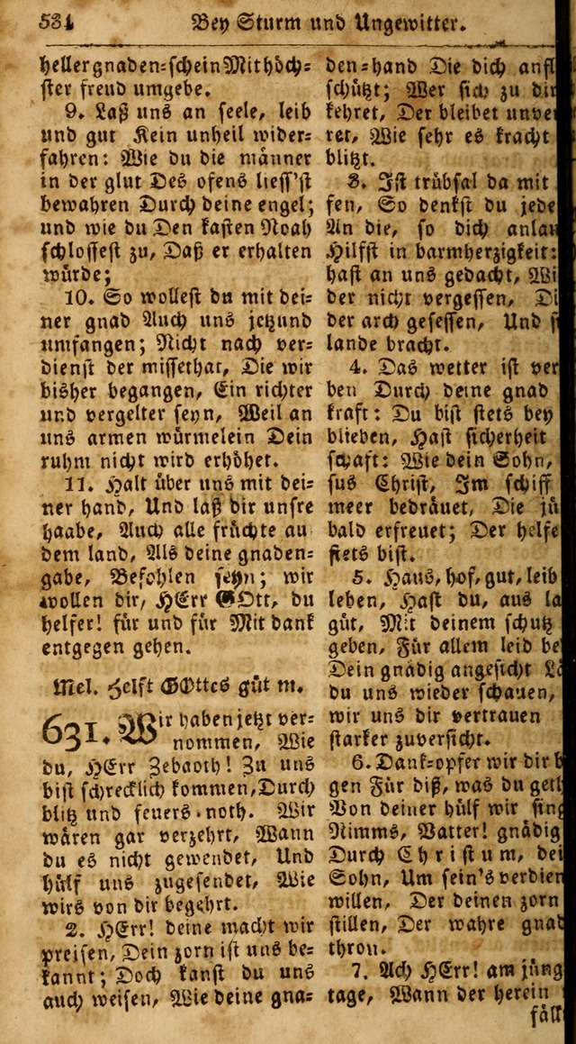 Das neue und verbesserte Gesangbuch, worinnen die Psalmen Davids samt iner Sammlung alter und neuer Geistreicher Lieder, sowohl für privat und Hausandachten, als auch für den öffentlichen..(5th Aufl.) page 690