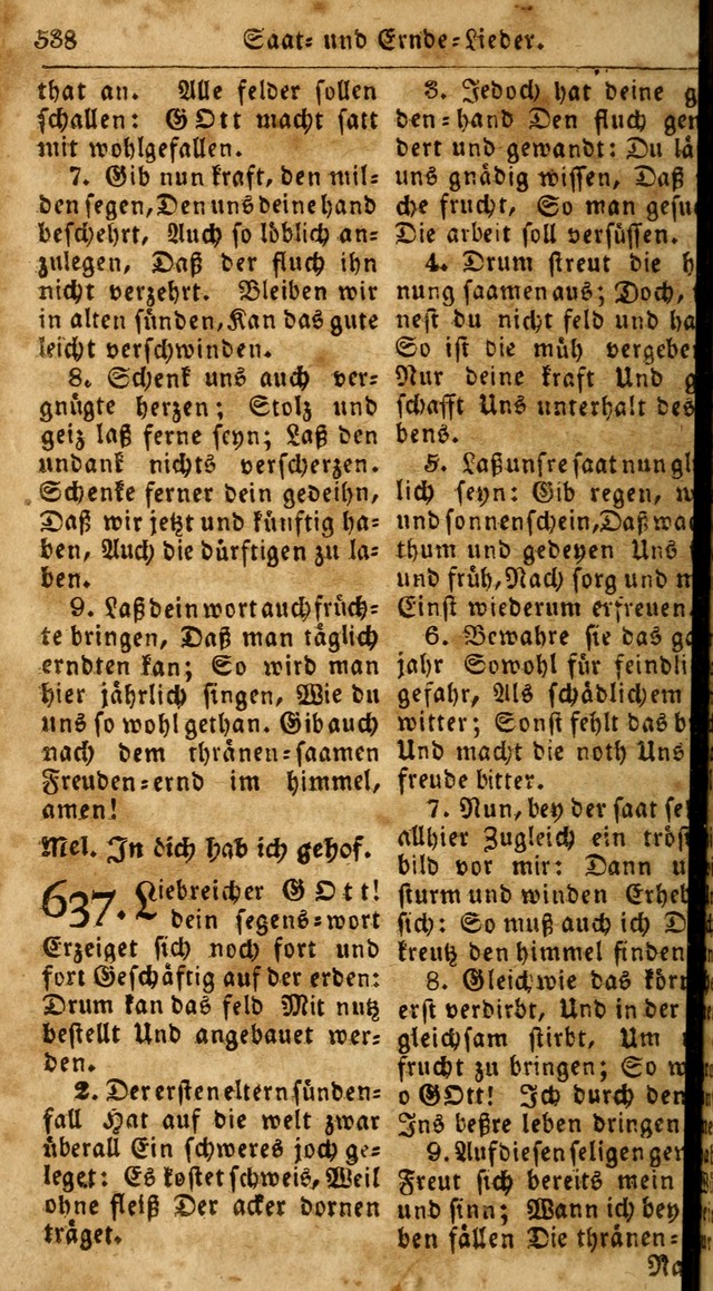 Das neue und verbesserte Gesangbuch, worinnen die Psalmen Davids samt iner Sammlung alter und neuer Geistreicher Lieder, sowohl für privat und Hausandachten, als auch für den öffentlichen..(5th Aufl.) page 694