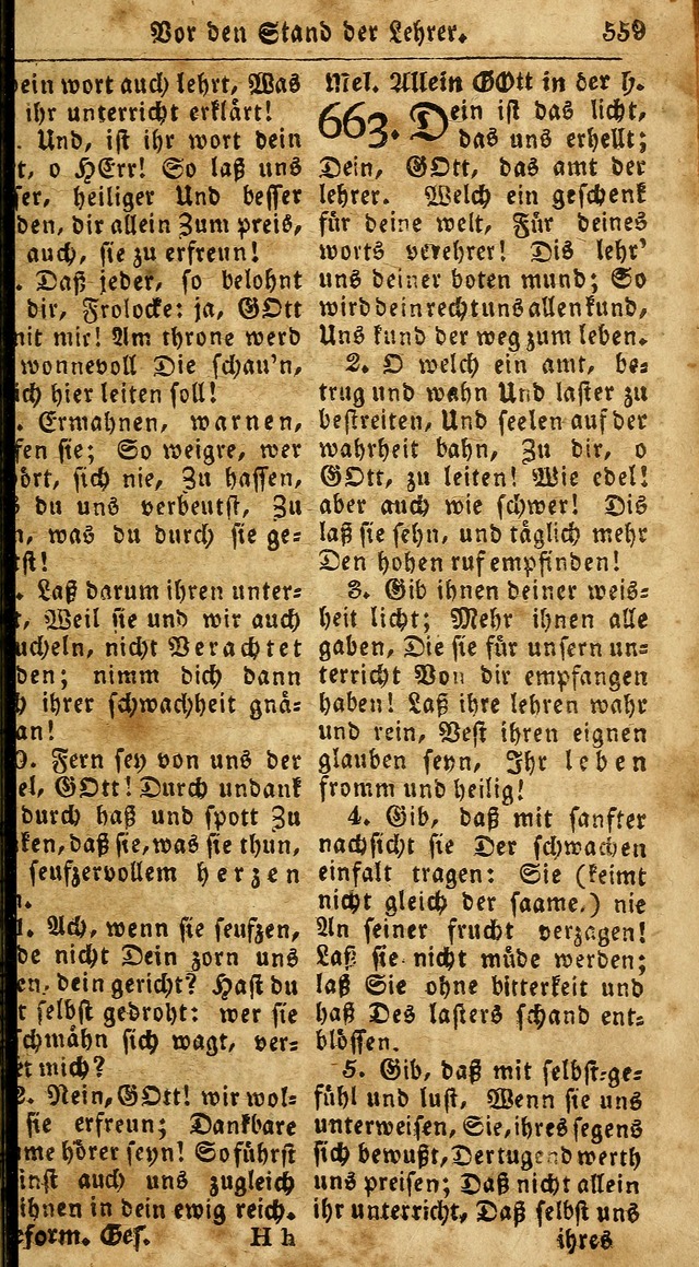 Das neue und verbesserte Gesangbuch, worinnen die Psalmen Davids samt iner Sammlung alter und neuer Geistreicher Lieder, sowohl für privat und Hausandachten, als auch für den öffentlichen..(5th Aufl.) page 715