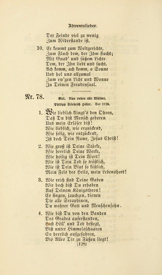 Deutsches Gesang- und Choralbuch: eine Auswahl geistlicher Lieder ... Neue, verbesserte und verhmehrte Aufl. page 125