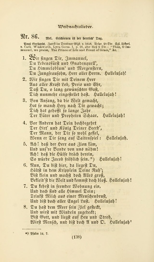 Deutsches Gesang- und Choralbuch: eine Auswahl geistlicher Lieder ... Neue, verbesserte und verhmehrte Aufl. page 135