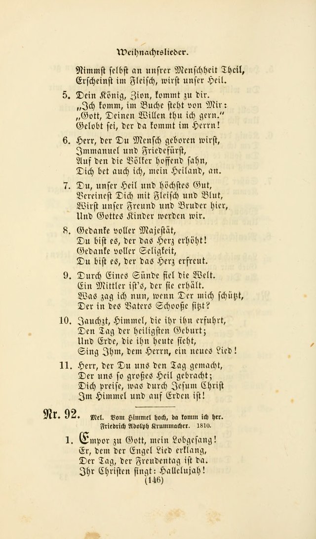 Deutsches Gesang- und Choralbuch: eine Auswahl geistlicher Lieder ... Neue, verbesserte und verhmehrte Aufl. page 143