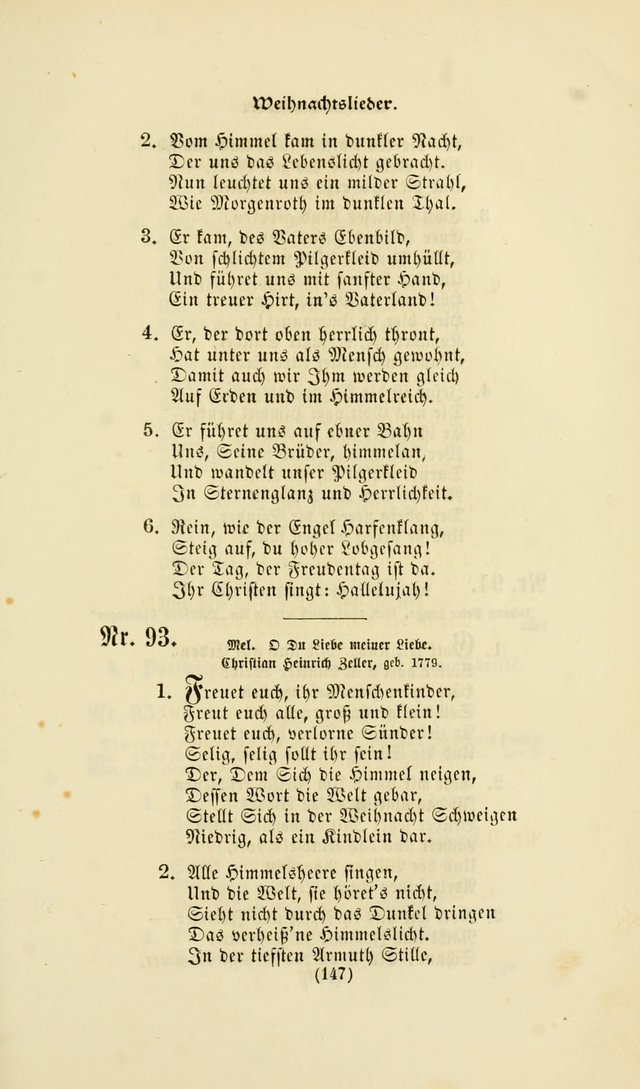 Deutsches Gesang- und Choralbuch: eine Auswahl geistlicher Lieder ... Neue, verbesserte und verhmehrte Aufl. page 144