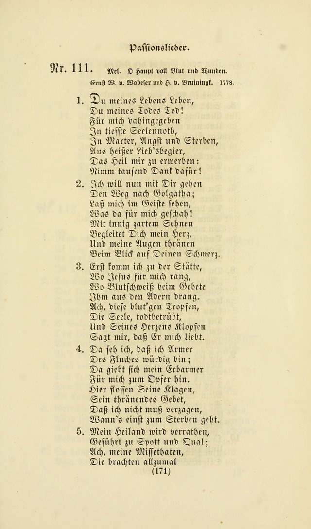 Deutsches Gesang- und Choralbuch: eine Auswahl geistlicher Lieder ... Neue, verbesserte und verhmehrte Aufl. page 168