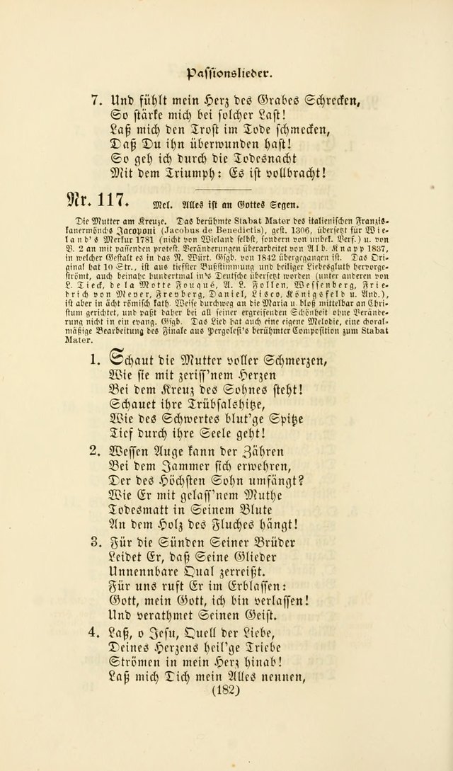 Deutsches Gesang- und Choralbuch: eine Auswahl geistlicher Lieder ... Neue, verbesserte und verhmehrte Aufl. page 179