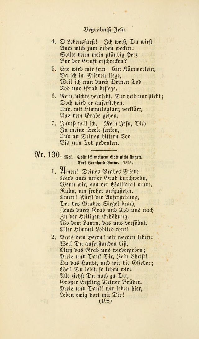 Deutsches Gesang- und Choralbuch: eine Auswahl geistlicher Lieder ... Neue, verbesserte und verhmehrte Aufl. page 195