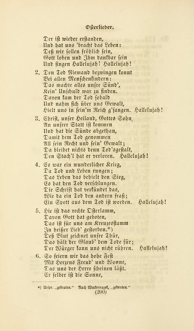 Deutsches Gesang- und Choralbuch: eine Auswahl geistlicher Lieder ... Neue, verbesserte und verhmehrte Aufl. page 197