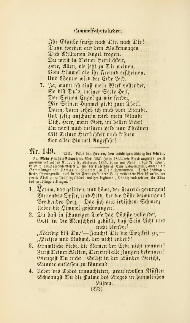 Deutsches Gesang- und Choralbuch: eine Auswahl geistlicher Lieder ... Neue, verbesserte und verhmehrte Aufl. page 219