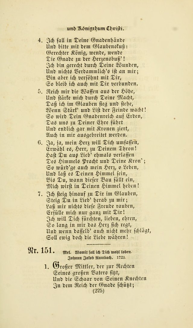 Deutsches Gesang- und Choralbuch: eine Auswahl geistlicher Lieder ... Neue, verbesserte und verhmehrte Aufl. page 222