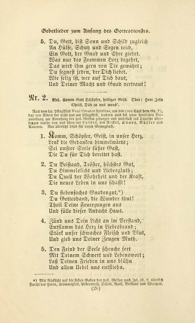 Deutsches Gesang- und Choralbuch: eine Auswahl geistlicher Lieder ... Neue, verbesserte und verhmehrte Aufl. page 23