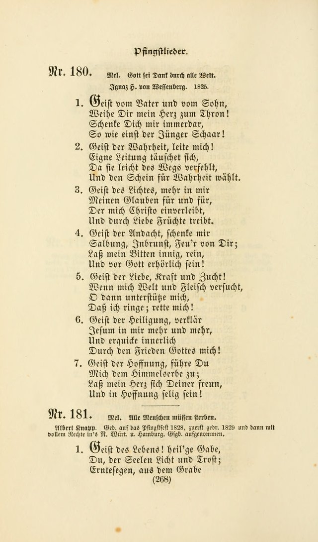 Deutsches Gesang- und Choralbuch: eine Auswahl geistlicher Lieder ... Neue, verbesserte und verhmehrte Aufl. page 265