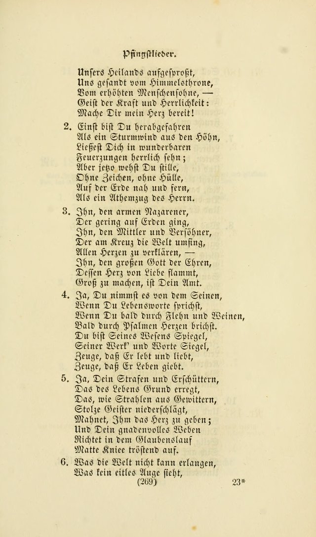 Deutsches Gesang- und Choralbuch: eine Auswahl geistlicher Lieder ... Neue, verbesserte und verhmehrte Aufl. page 266