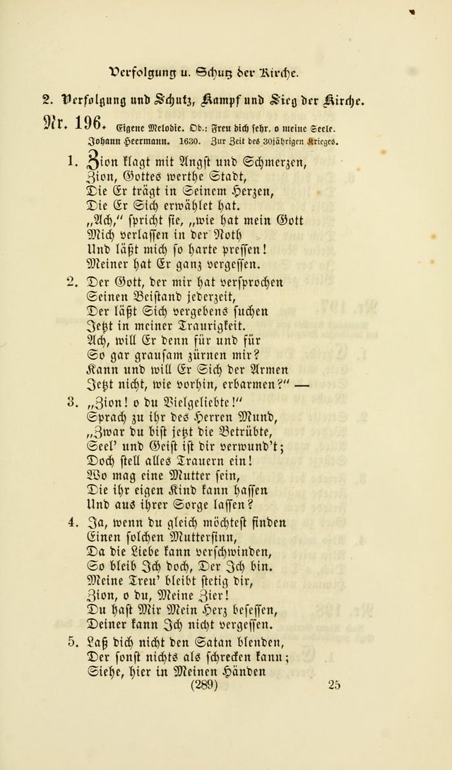 Deutsches Gesang- und Choralbuch: eine Auswahl geistlicher Lieder ... Neue, verbesserte und verhmehrte Aufl. page 286