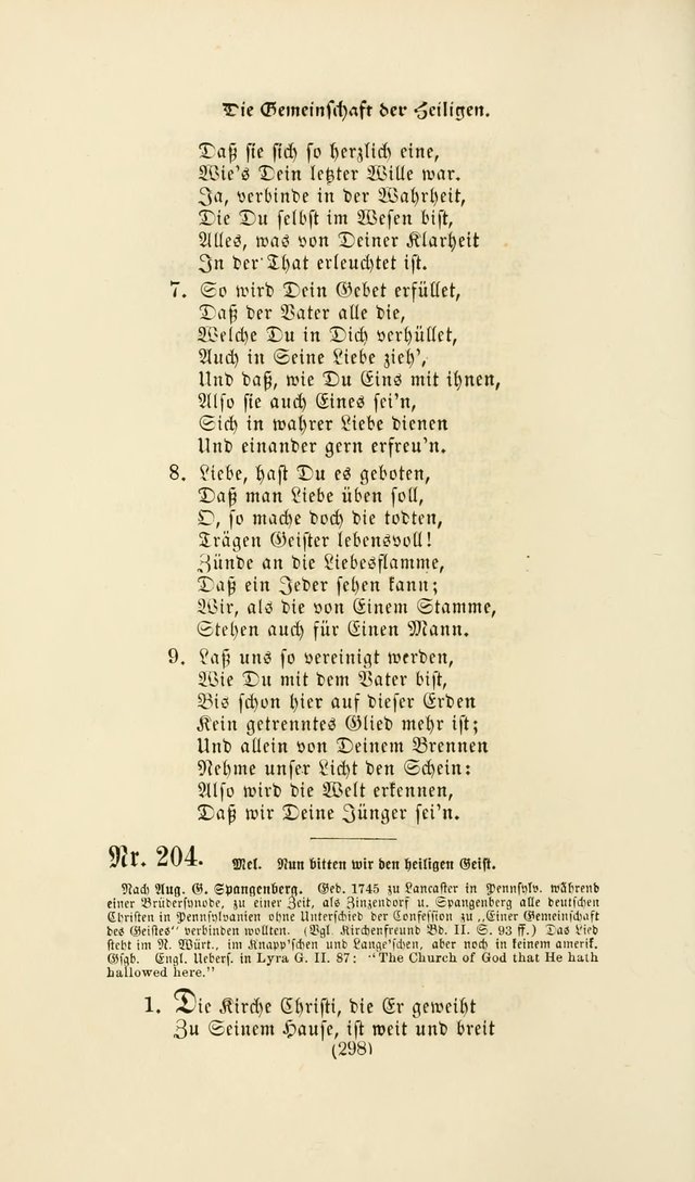 Deutsches Gesang- und Choralbuch: eine Auswahl geistlicher Lieder ... Neue, verbesserte und verhmehrte Aufl. page 295