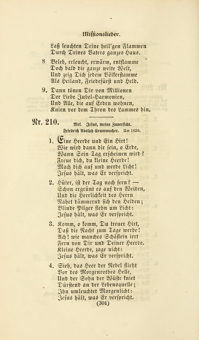 Deutsches Gesang- und Choralbuch: eine Auswahl geistlicher Lieder ... Neue, verbesserte und verhmehrte Aufl. page 301