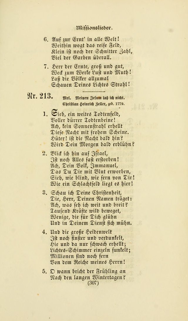 Deutsches Gesang- und Choralbuch: eine Auswahl geistlicher Lieder ... Neue, verbesserte und verhmehrte Aufl. page 304