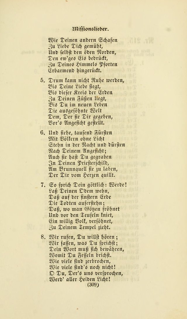 Deutsches Gesang- und Choralbuch: eine Auswahl geistlicher Lieder ... Neue, verbesserte und verhmehrte Aufl. page 306