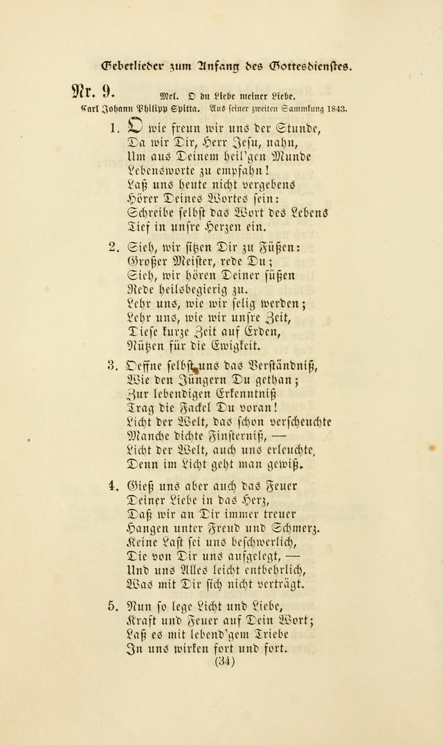 Deutsches Gesang- und Choralbuch: eine Auswahl geistlicher Lieder ... Neue, verbesserte und verhmehrte Aufl. page 31