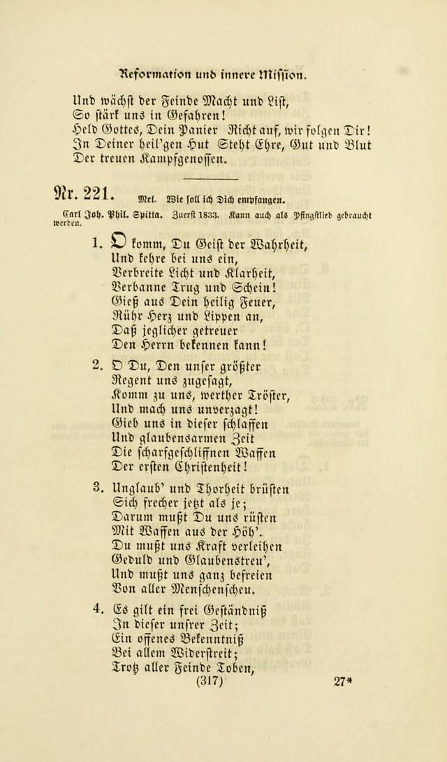 Deutsches Gesang- und Choralbuch: eine Auswahl geistlicher Lieder ... Neue, verbesserte und verhmehrte Aufl. page 314