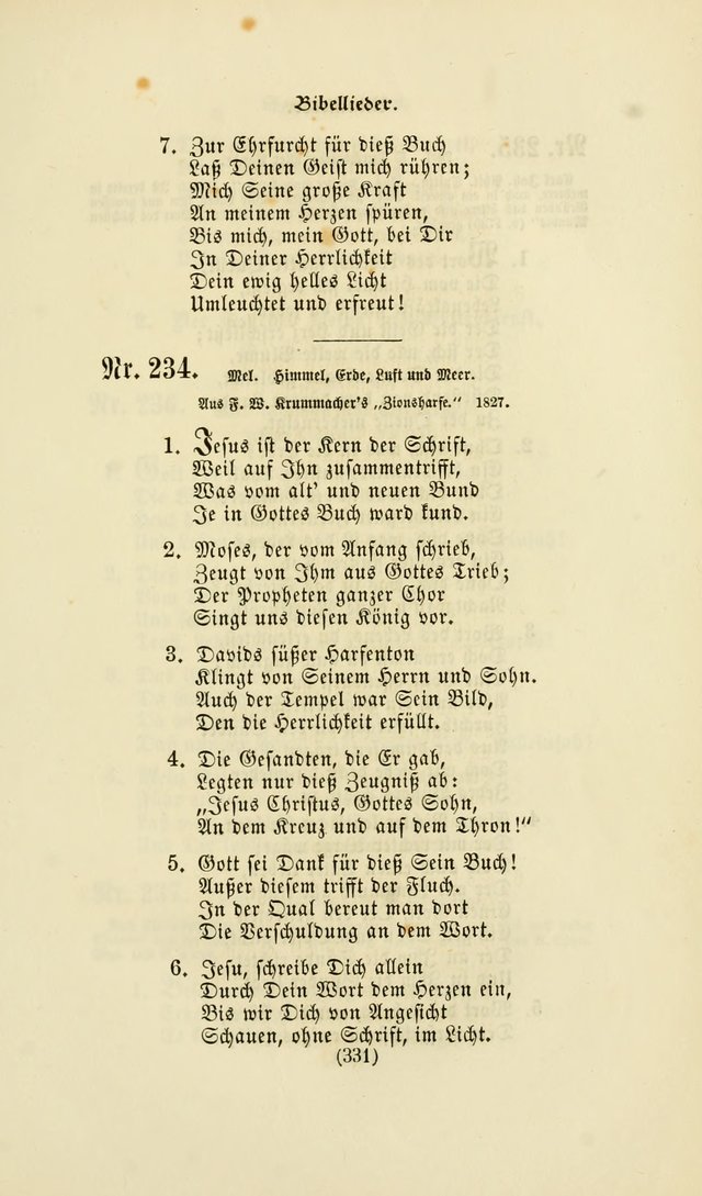 Deutsches Gesang- und Choralbuch: eine Auswahl geistlicher Lieder ... Neue, verbesserte und verhmehrte Aufl. page 328