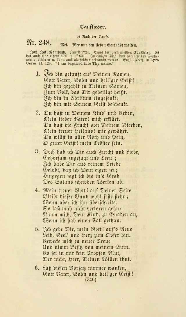 Deutsches Gesang- und Choralbuch: eine Auswahl geistlicher Lieder ... Neue, verbesserte und verhmehrte Aufl. page 343