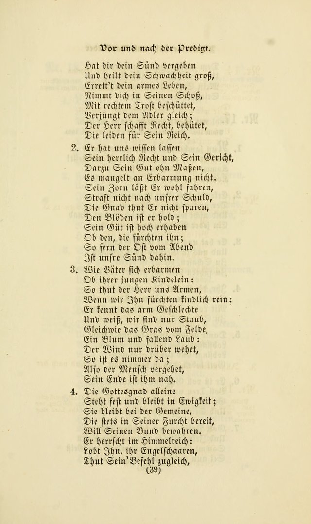 Deutsches Gesang- und Choralbuch: eine Auswahl geistlicher Lieder ... Neue, verbesserte und verhmehrte Aufl. page 36