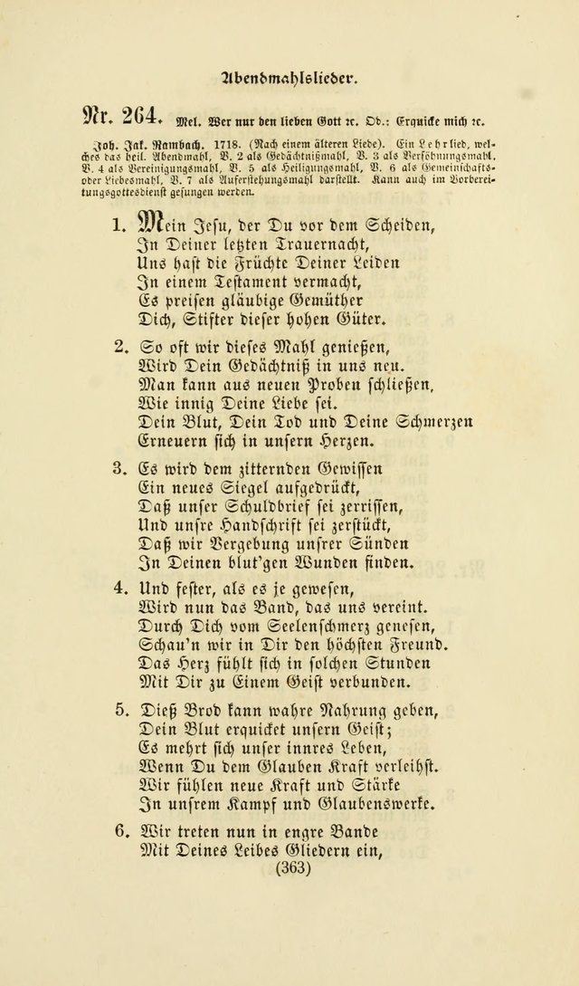 Deutsches Gesang- und Choralbuch: eine Auswahl geistlicher Lieder ... Neue, verbesserte und verhmehrte Aufl. page 360