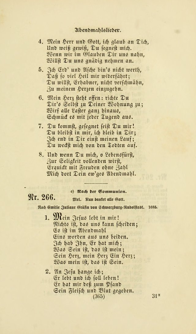 Deutsches Gesang- und Choralbuch: eine Auswahl geistlicher Lieder ... Neue, verbesserte und verhmehrte Aufl. page 362