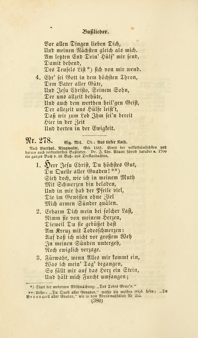 Deutsches Gesang- und Choralbuch: eine Auswahl geistlicher Lieder ... Neue, verbesserte und verhmehrte Aufl. page 377