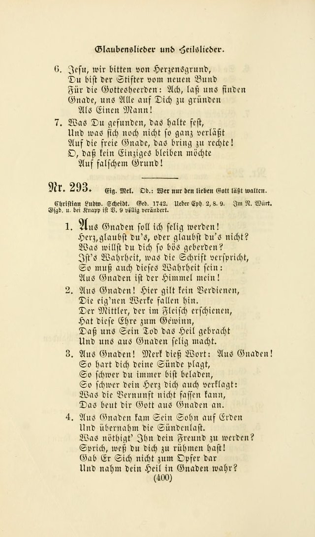 Deutsches Gesang- und Choralbuch: eine Auswahl geistlicher Lieder ... Neue, verbesserte und verhmehrte Aufl. page 397