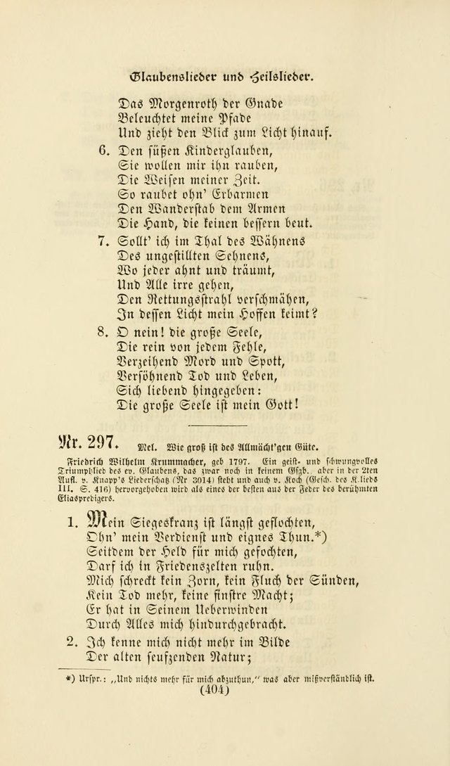 Deutsches Gesang- und Choralbuch: eine Auswahl geistlicher Lieder ... Neue, verbesserte und verhmehrte Aufl. page 401