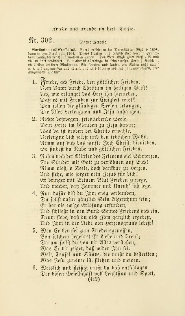 Deutsches Gesang- und Choralbuch: eine Auswahl geistlicher Lieder ... Neue, verbesserte und verhmehrte Aufl. page 409