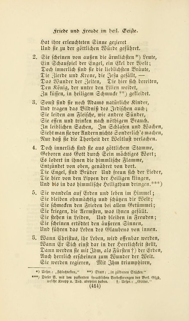 Deutsches Gesang- und Choralbuch: eine Auswahl geistlicher Lieder ... Neue, verbesserte und verhmehrte Aufl. page 411