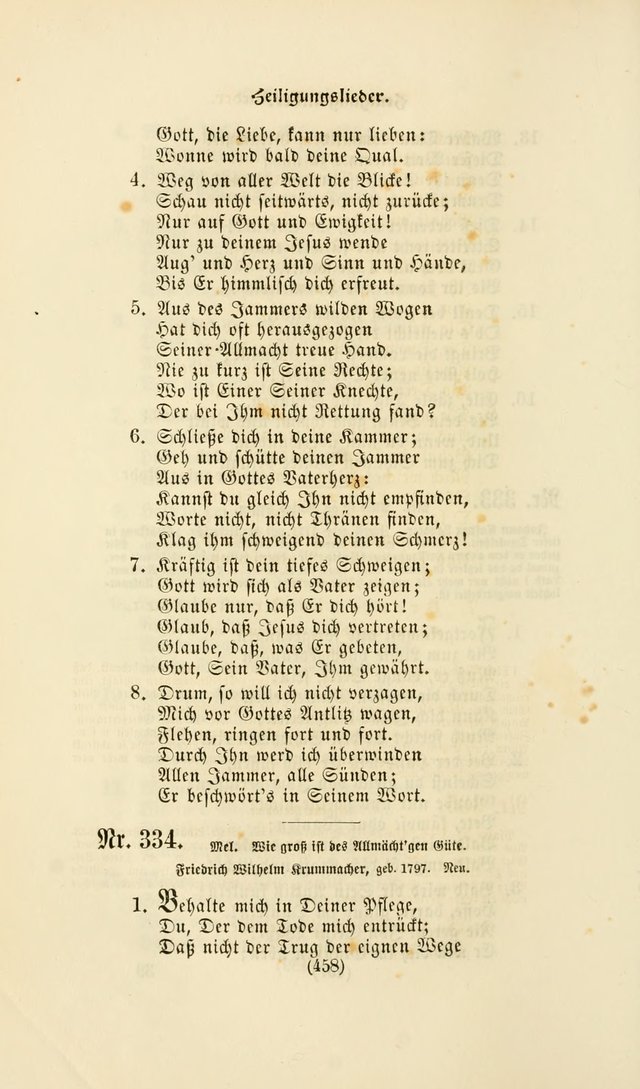 Deutsches Gesang- und Choralbuch: eine Auswahl geistlicher Lieder ... Neue, verbesserte und verhmehrte Aufl. page 455